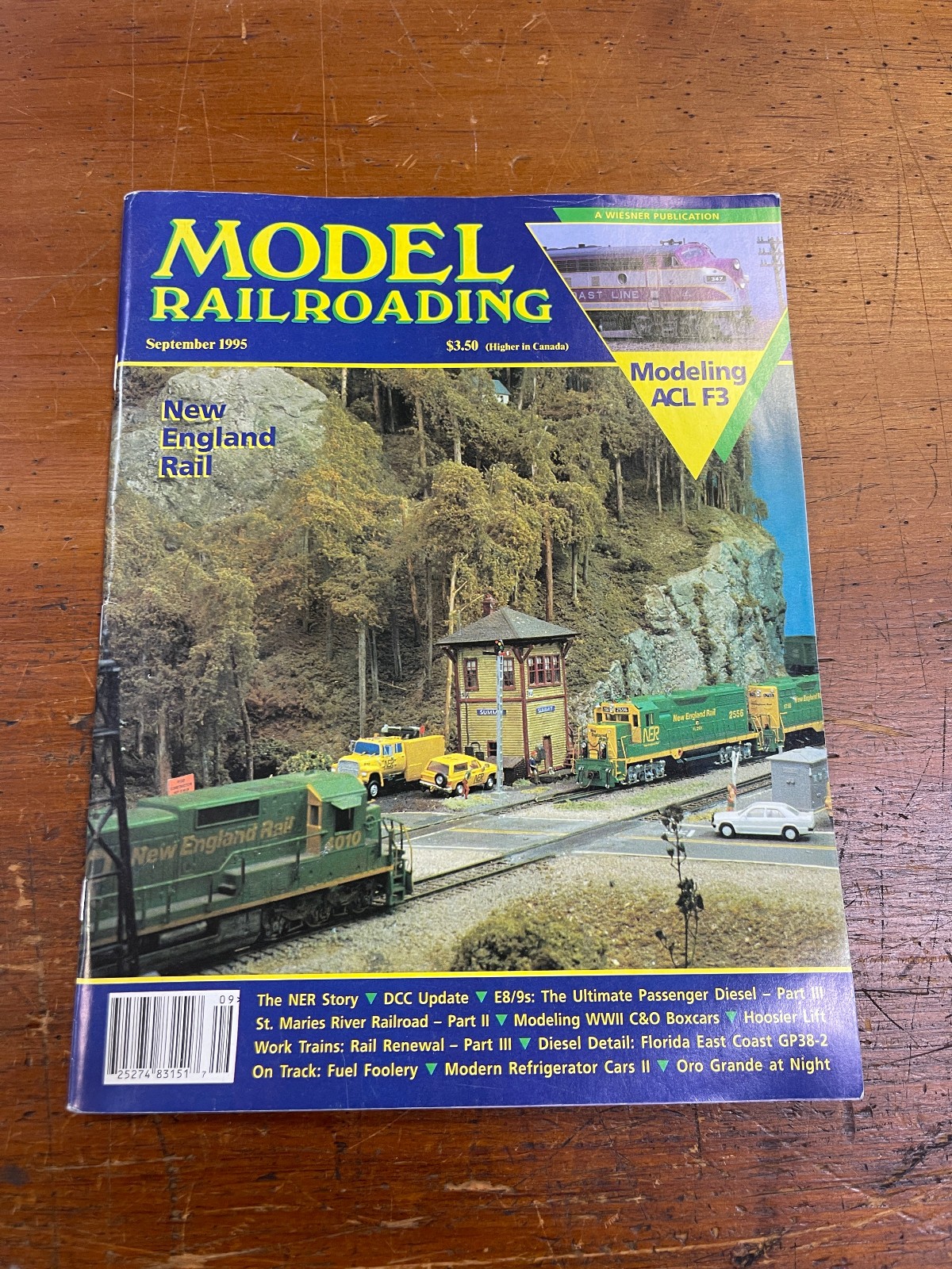 Model Railroading ~ September 1995 ~ Volume 25, No. 9 ~ New England Rail