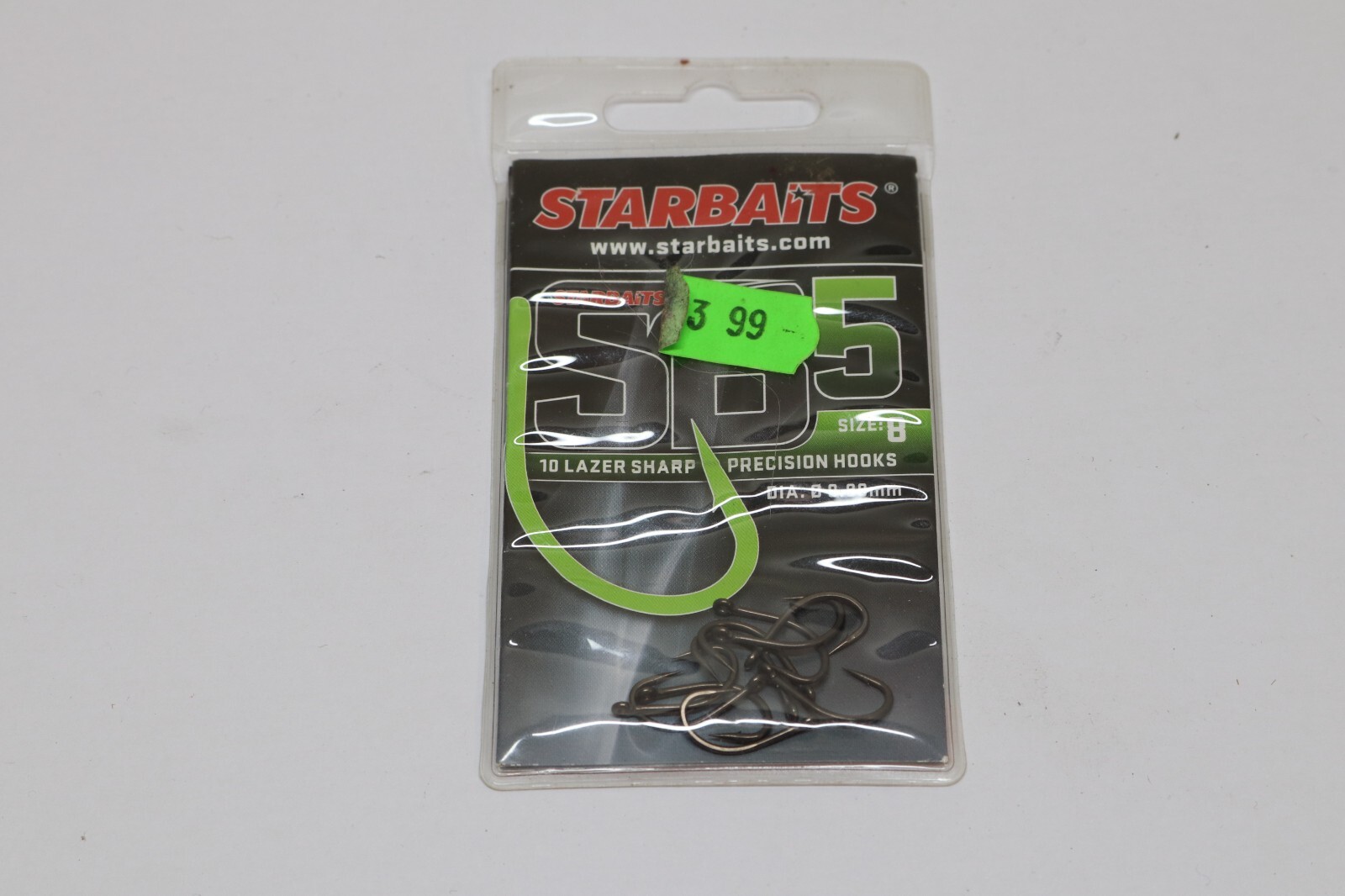 Starbaits SB5 hooks size 8 barbed NEW FREE POSTAGE