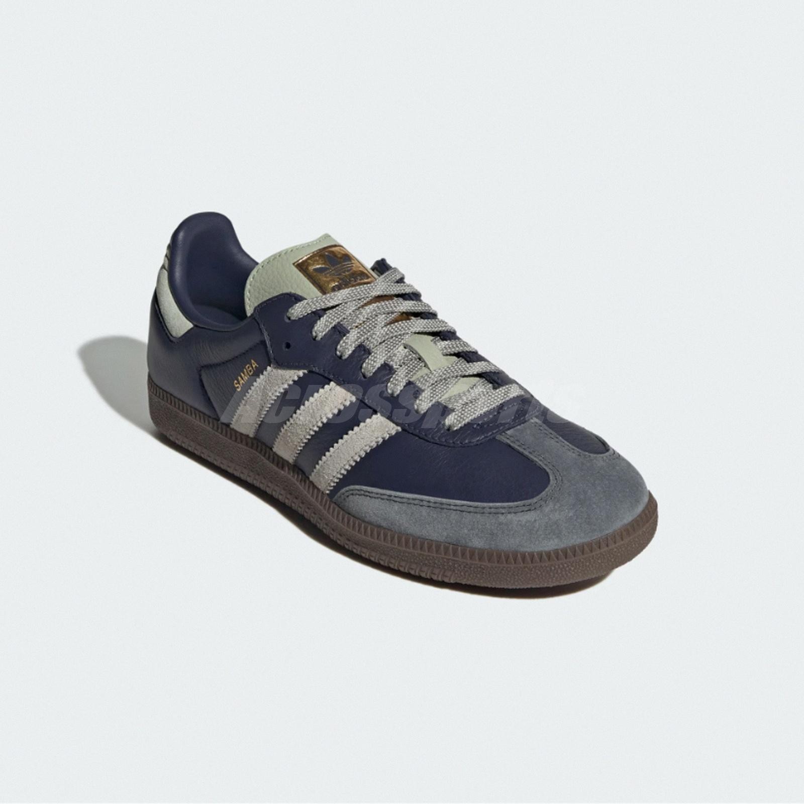 adidas Originals Samba OG Shadow Navy Sesame Carbon Men Casual Shoes KI8888