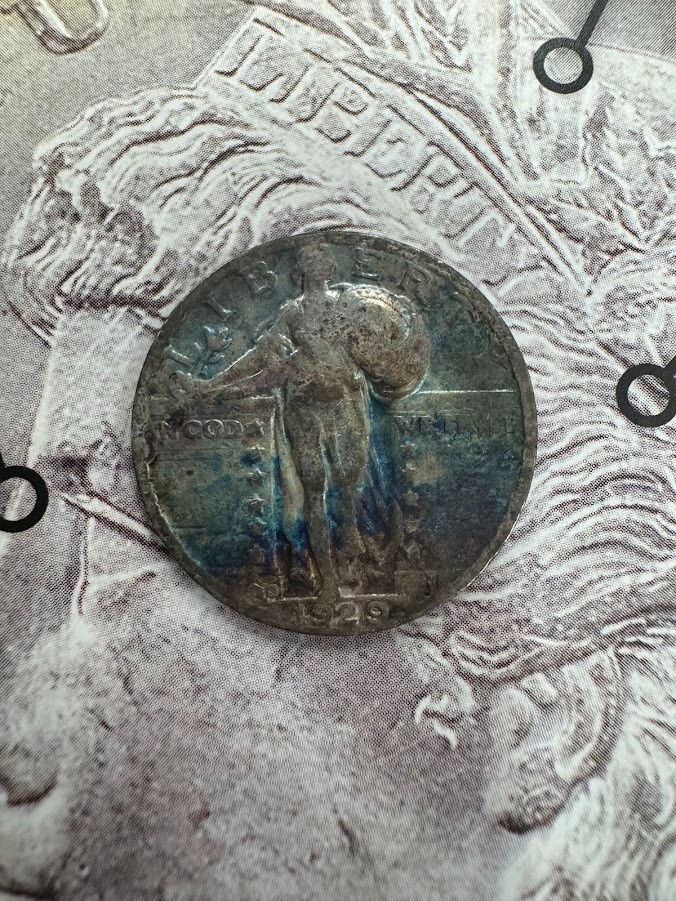 1929-S Standing Liberty Quarter Beautifully Toned- CM-0359