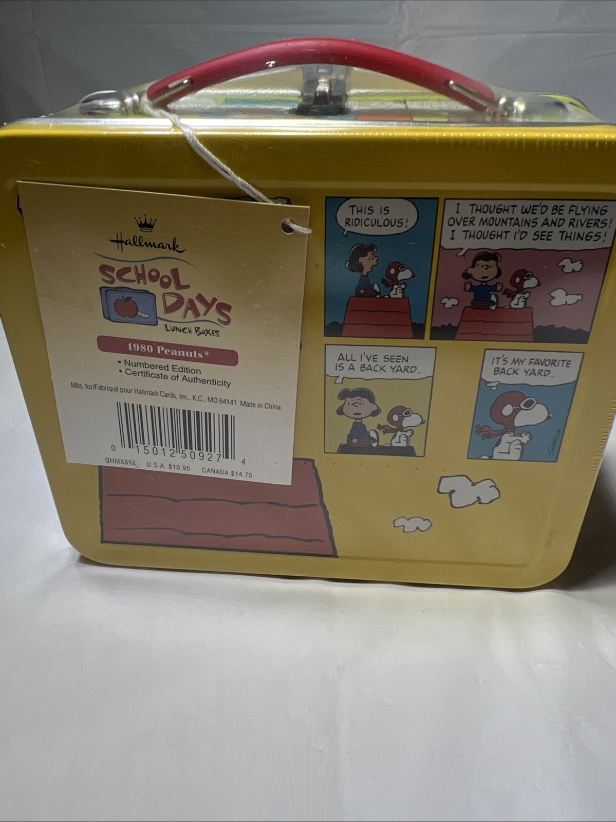 Hallmark School Days Lunch Boxes 1980 Peanuts Limited Edition NEW Sealed