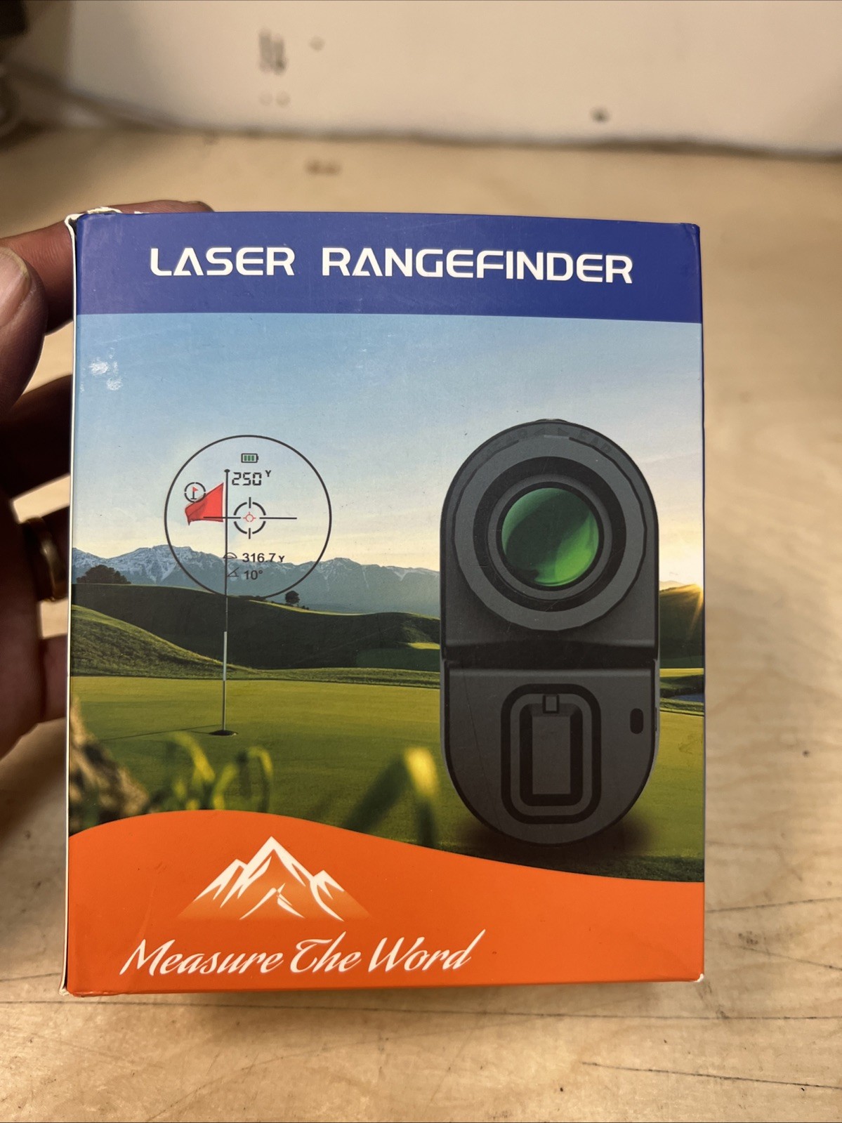 Measure Word ST-GR01-1800 Laser Rangefinder Golf Hunting 2200m Slope Magnetic