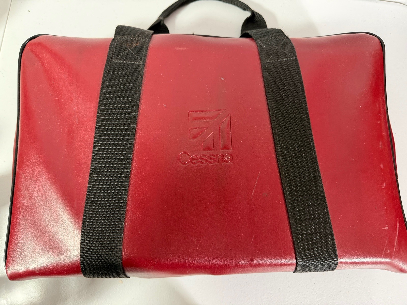 Vintage 1997 Cessna Pilot Training Manuals & Testing Kit w/Carrying Case-13.7lbs