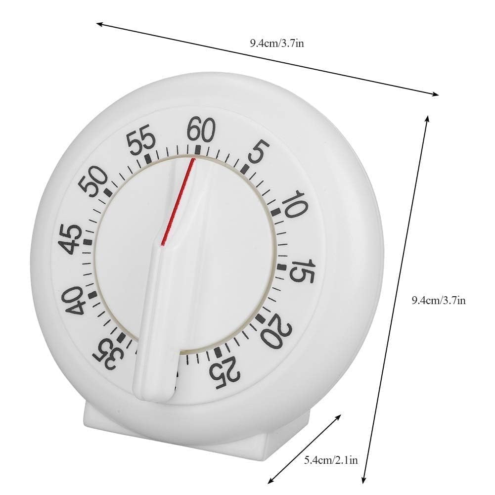 2 Pcs Kitchen Timers for Cooking, 60 Minutes Kitchen Timer Manual Countdown T...