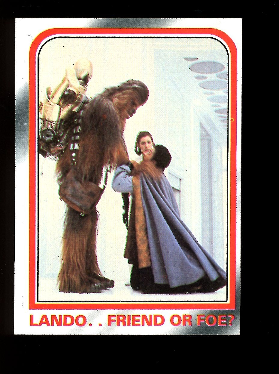 1980 TOPPS STAR WARS THE EMPIRE STRIKES BACK #109 LANDO . . FRIEND OR FOE? QTY