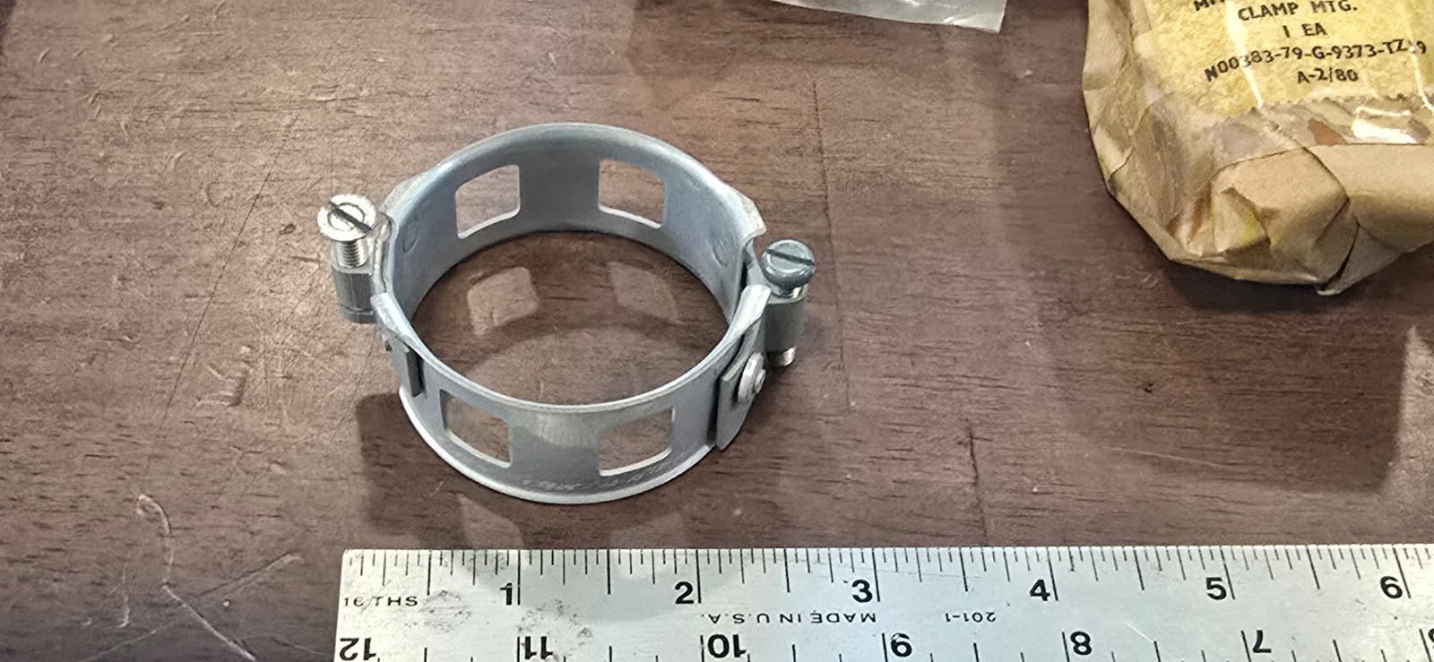 (6) BRITISH AEROSPACE INDICATOR CLAMP C12956 5340-00-452-8134
