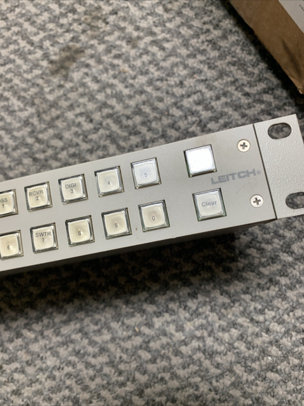 Leitch Harris RCP-P1RUFA Routing Control Panel SEE PICS
