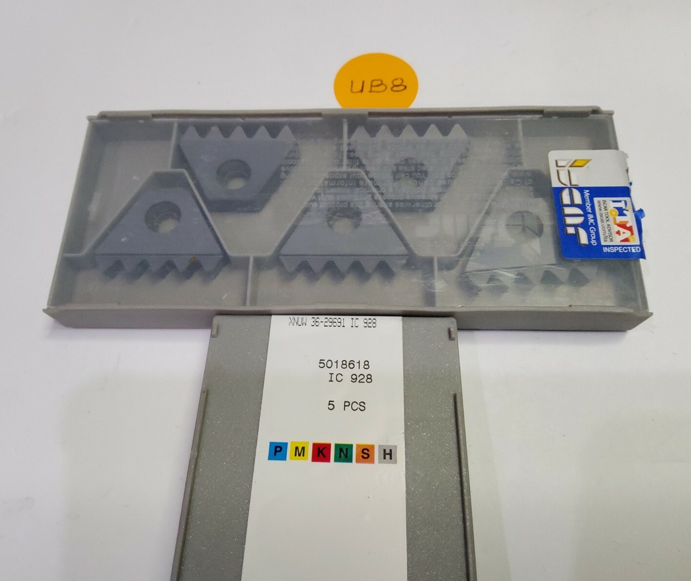 ISCAR  XNUW 36-29691  IC928  CARBIDE THREADING INSERTS, 5 PCS