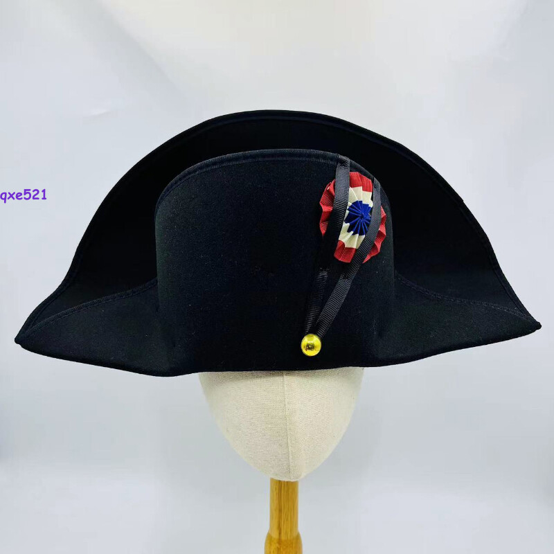 Napoleon French Classic two corner hat cosplay Imitation Wool Replica Classic