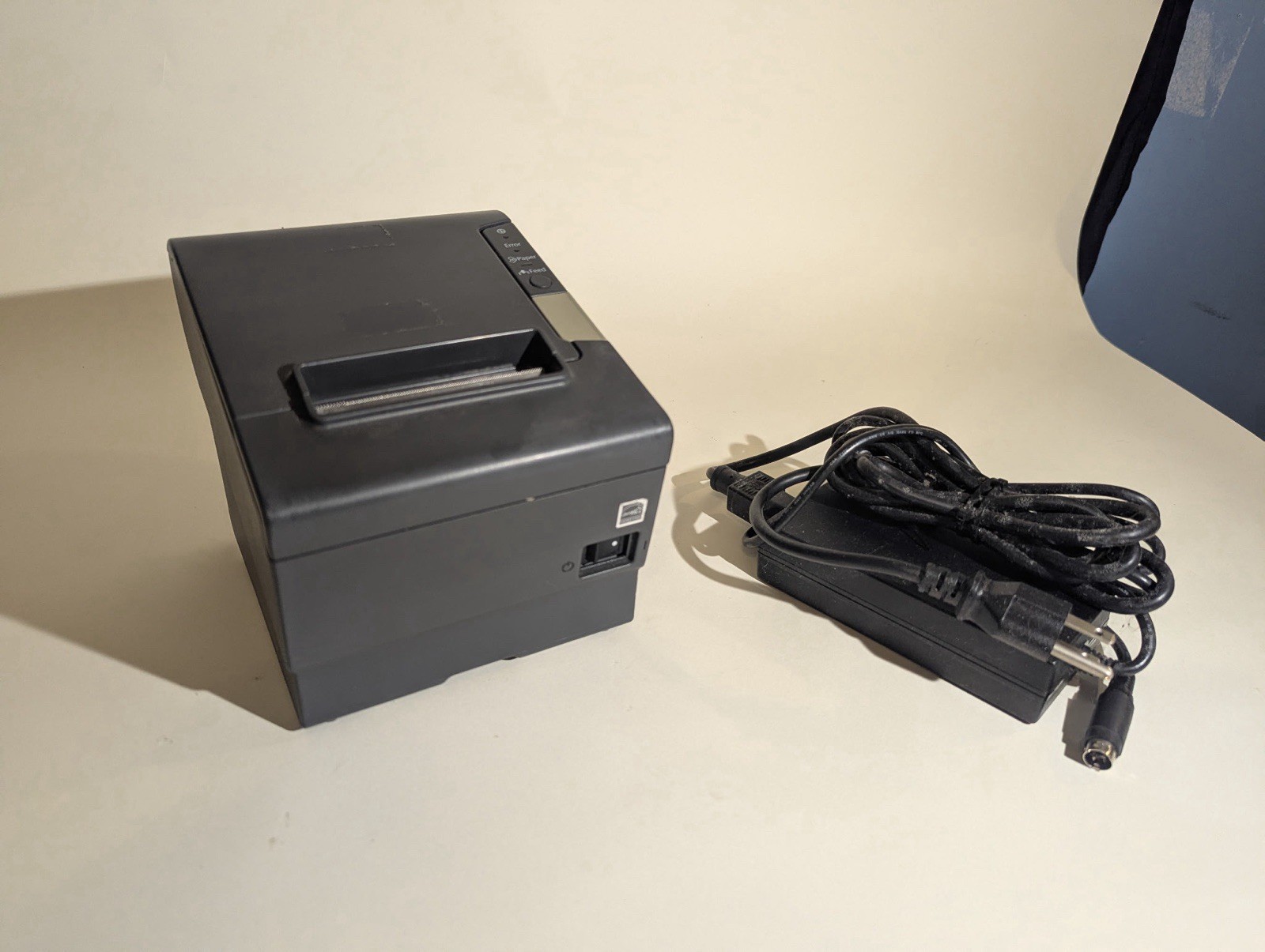 Epson M244A TM-T88V POS Thermal Black Receipt USB Parallel Printer with PSU