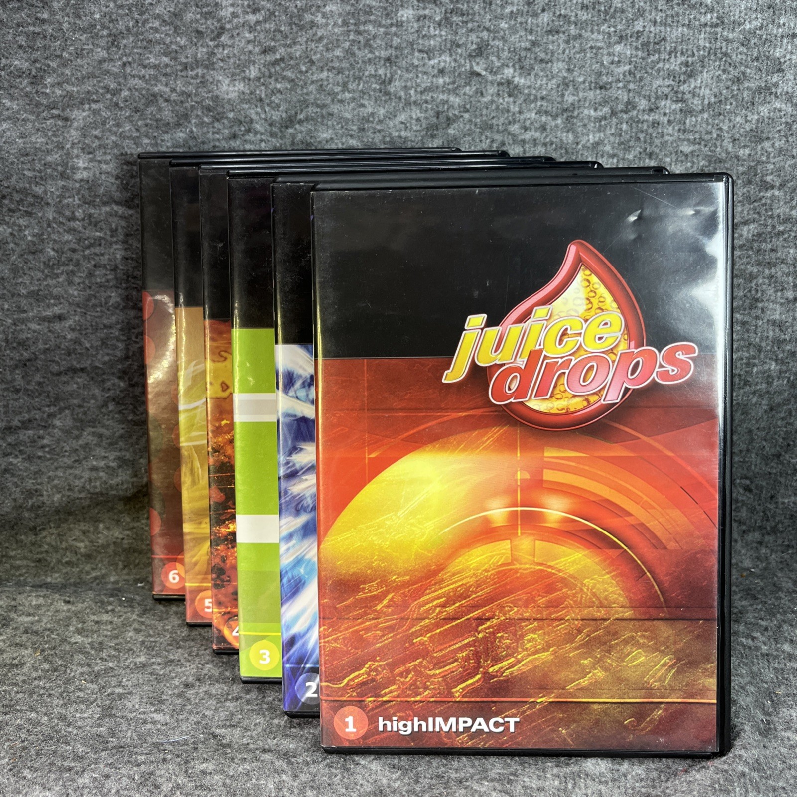 DIGITAL JUICE DROPS  DVD ROM Lot - Content For Video Production - Sets 1-6
