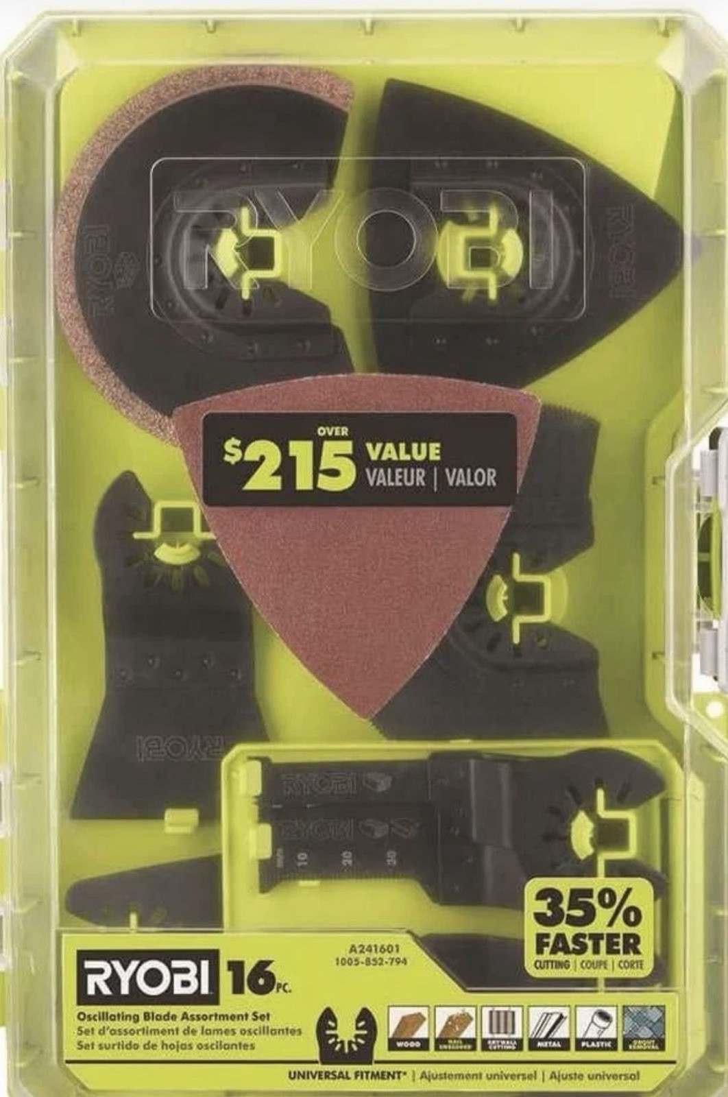 Ryobi A241601 Oscillating Saw Blade - Green