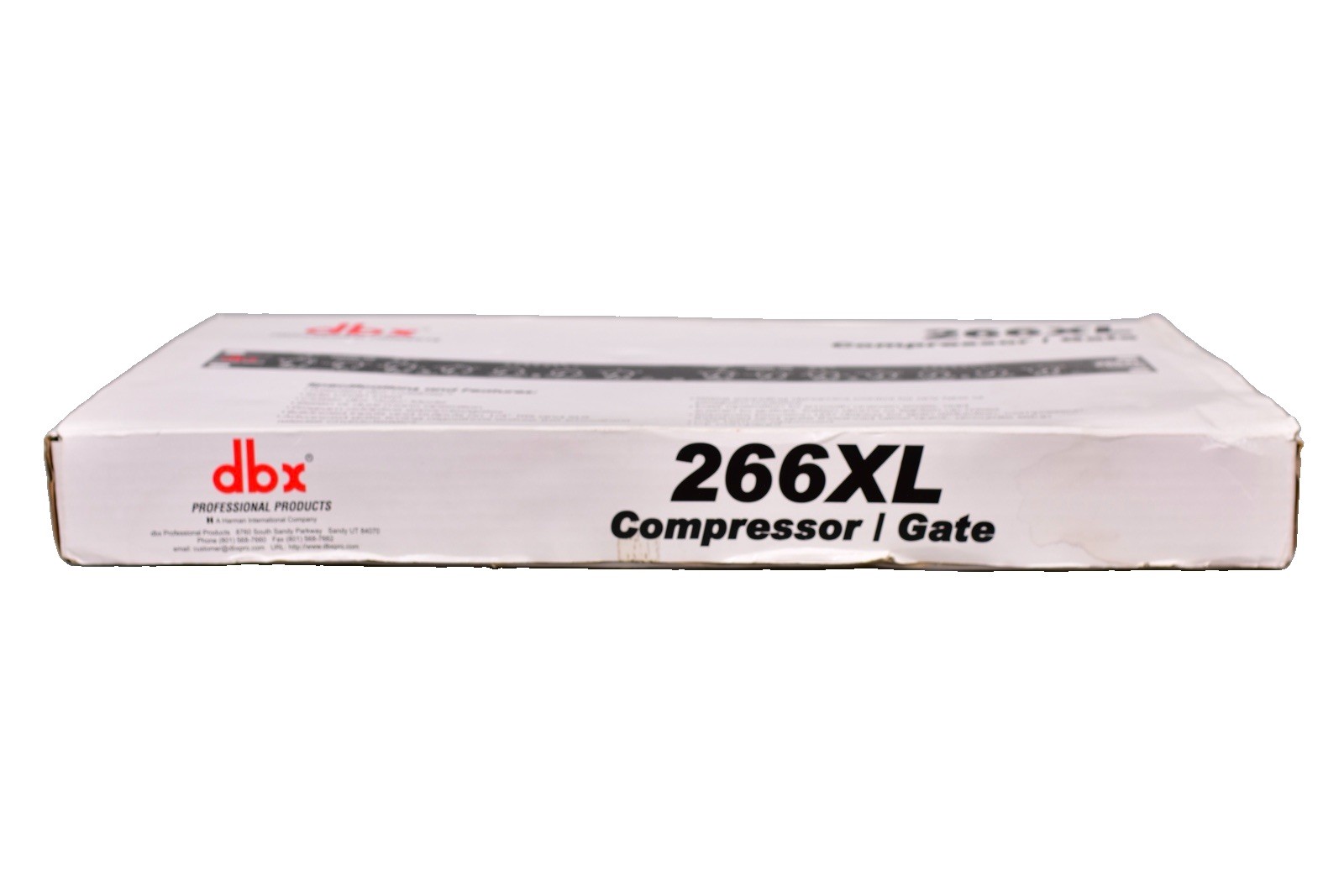 DBX 266xL Dual Channel Compressor Gate Dynamics Processor w/ Side Chain Insert