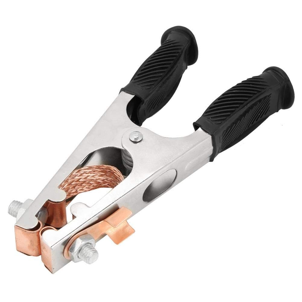 500A Welding Ground Clamp Electroplated Copper Earth Clip for Manual Welders