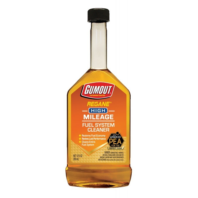 Gumout Regane High Mileage Fuel System Cleaner with Advanced P.E.A.