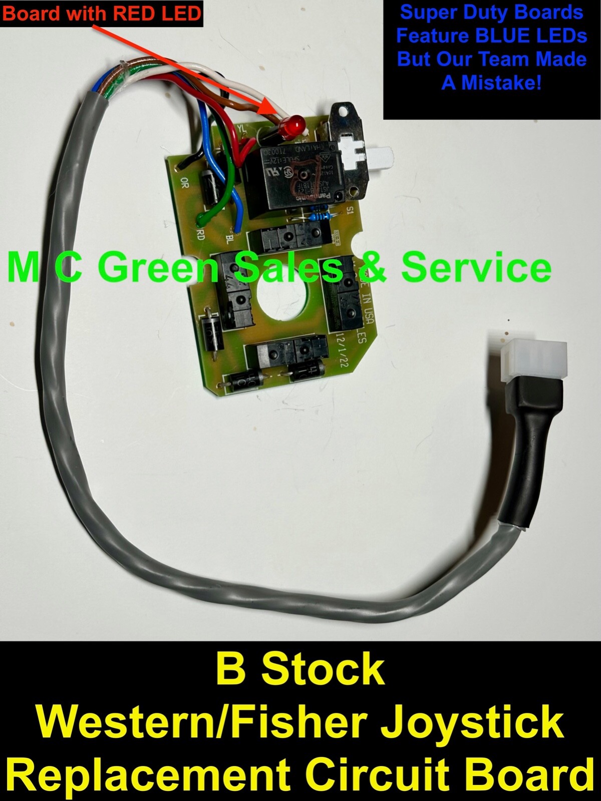WESTERN SNOW PLOW JOYSTICK CONTROLLER REPLACEMENT CIRCUIT BOARD USA EXTREME DUTY