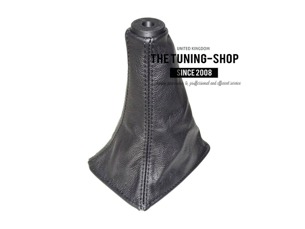 Gear Boot For Toyota Celica 1999-2005 Black Leather + Top Plastic Ring