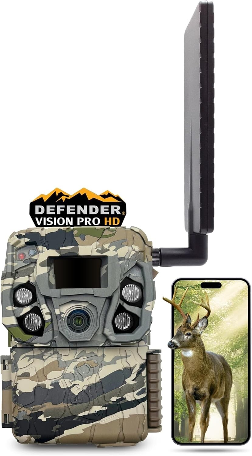 Browning Trail Camera Cellular Dual SIM Vision Pro HD AT&T/VERIZON, OVIX CAMO