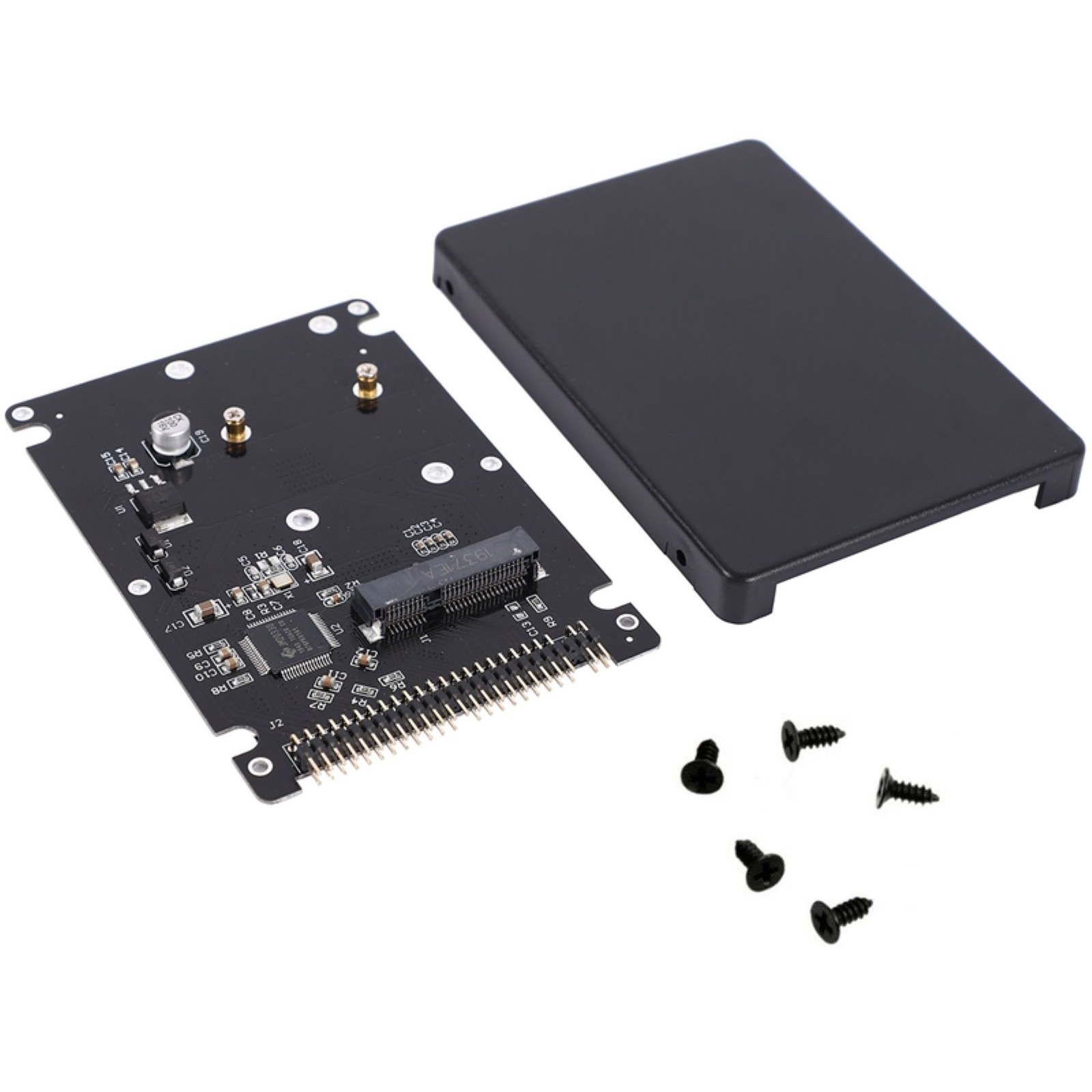 Stable 44PIN MSATA To 2.5 Inch IDE Hard Drive Enclosure SSD Case Adapter Card