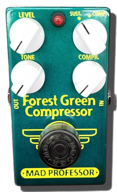 Mad Professor Forest Green Compressor Effects Pedal Tested & Works 19383
