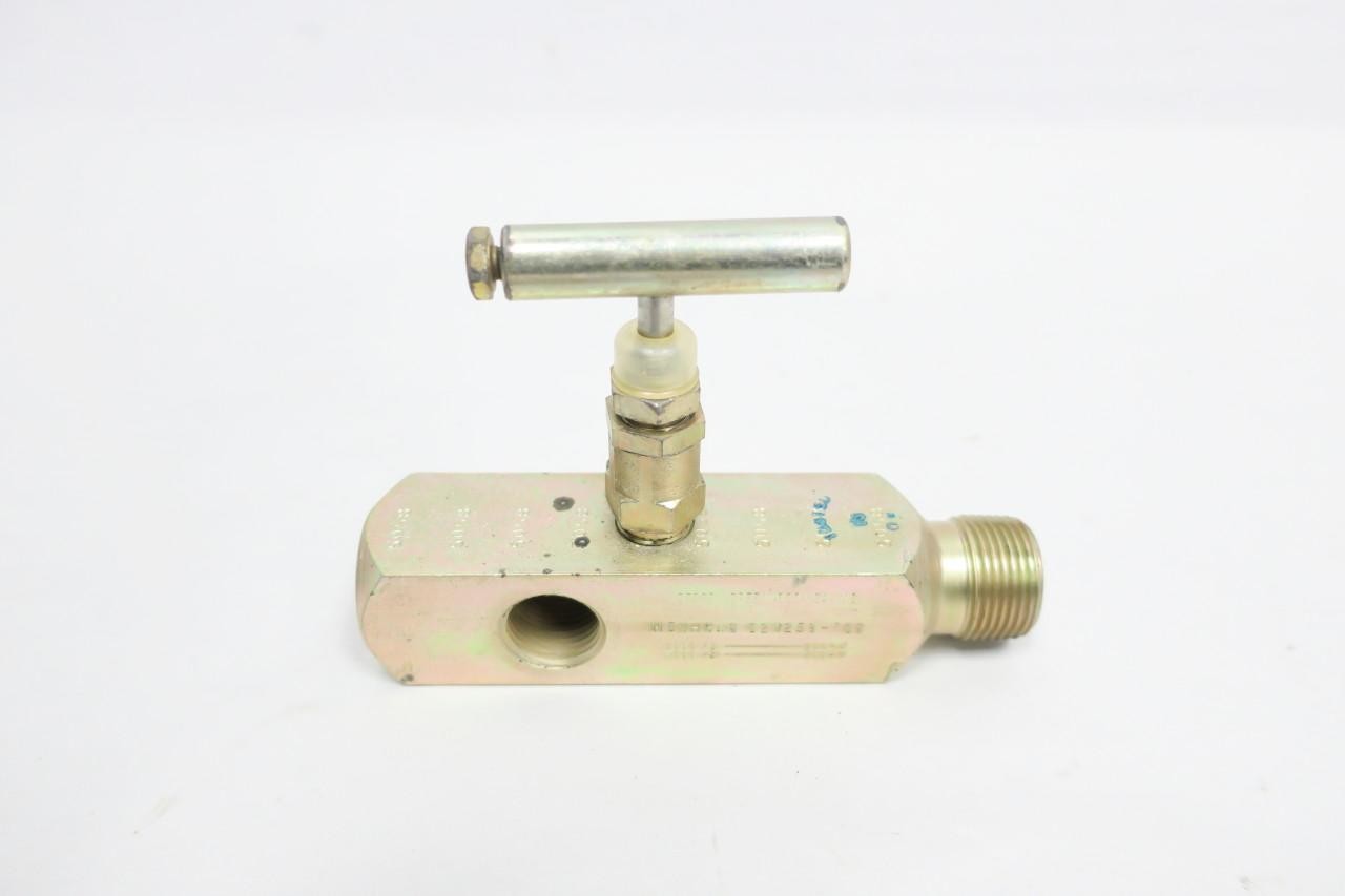 Anderson Greenwood M5VHC46 02-1259-501 Manual Gauge Valve 1/2in X 3/4in Npt