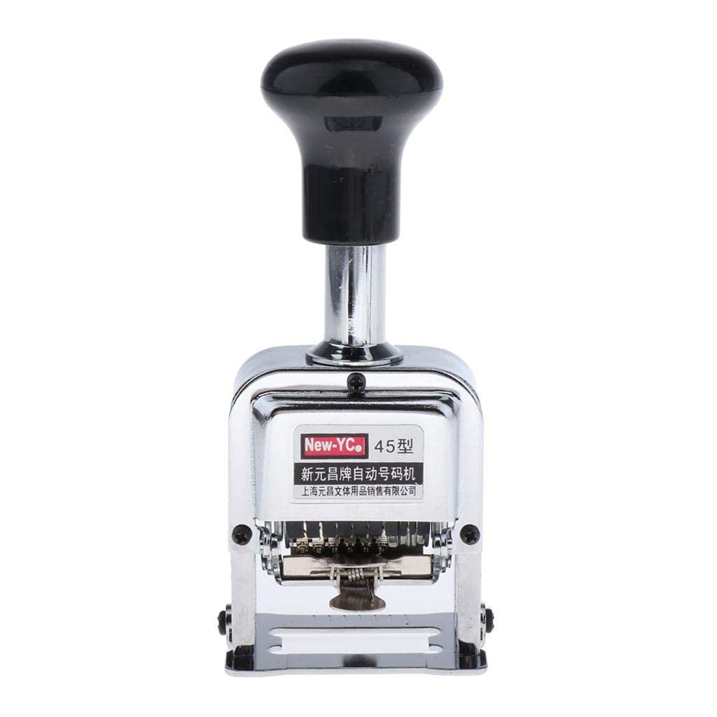 Self Inking Number Stamp 5 Digits Automatic Numbering Machine Metal Number St...