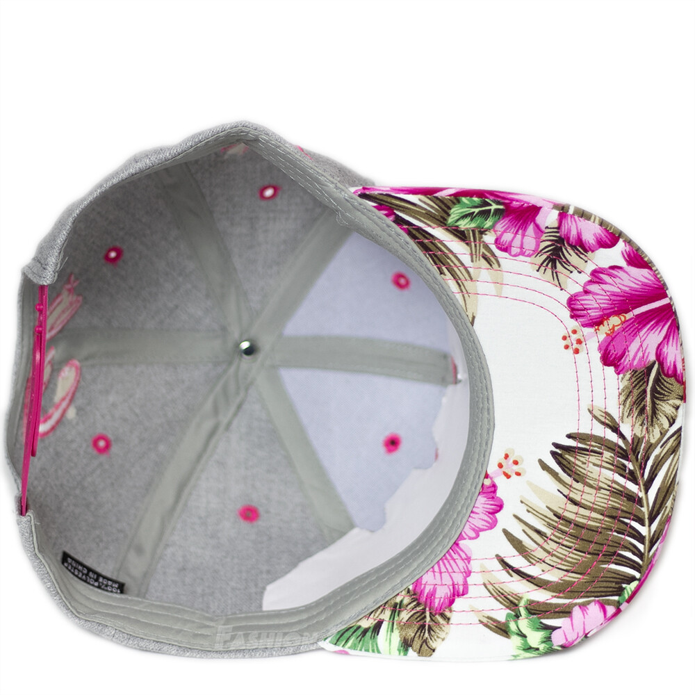 California Republic Baseball Cap Hat Hawaii Floral Snapback Adjustable Flat Men