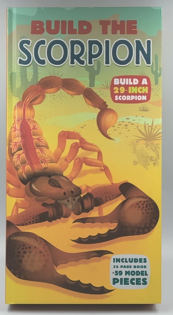 Build Scorpion 29 Inch 3D Model New Book 59 Slotted Pieces Facts Illustrations