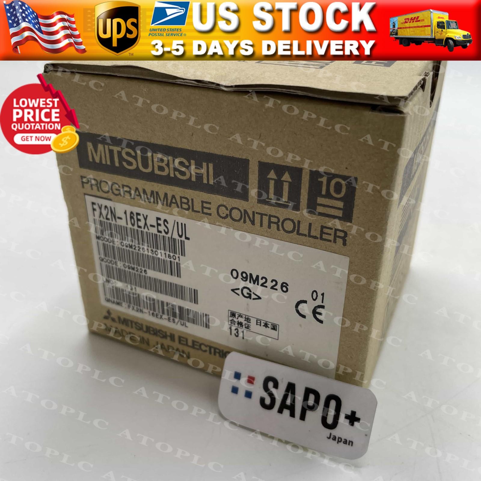 Mitsubishi Electric FX2N-16EX-ES/UL Digital input expansion unit new
