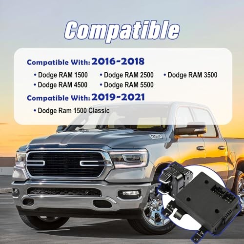 Trailer Brake Controller Module Kit Compatible With 2016-2018 Dodge 82215040AB