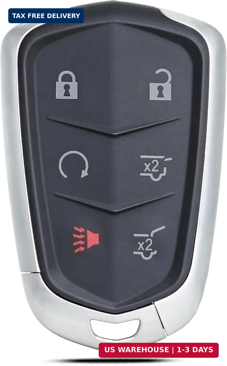SUPALAND Key Fob Shell Case Replacement Fits for Cadillac Escalade ESV 2015 2016