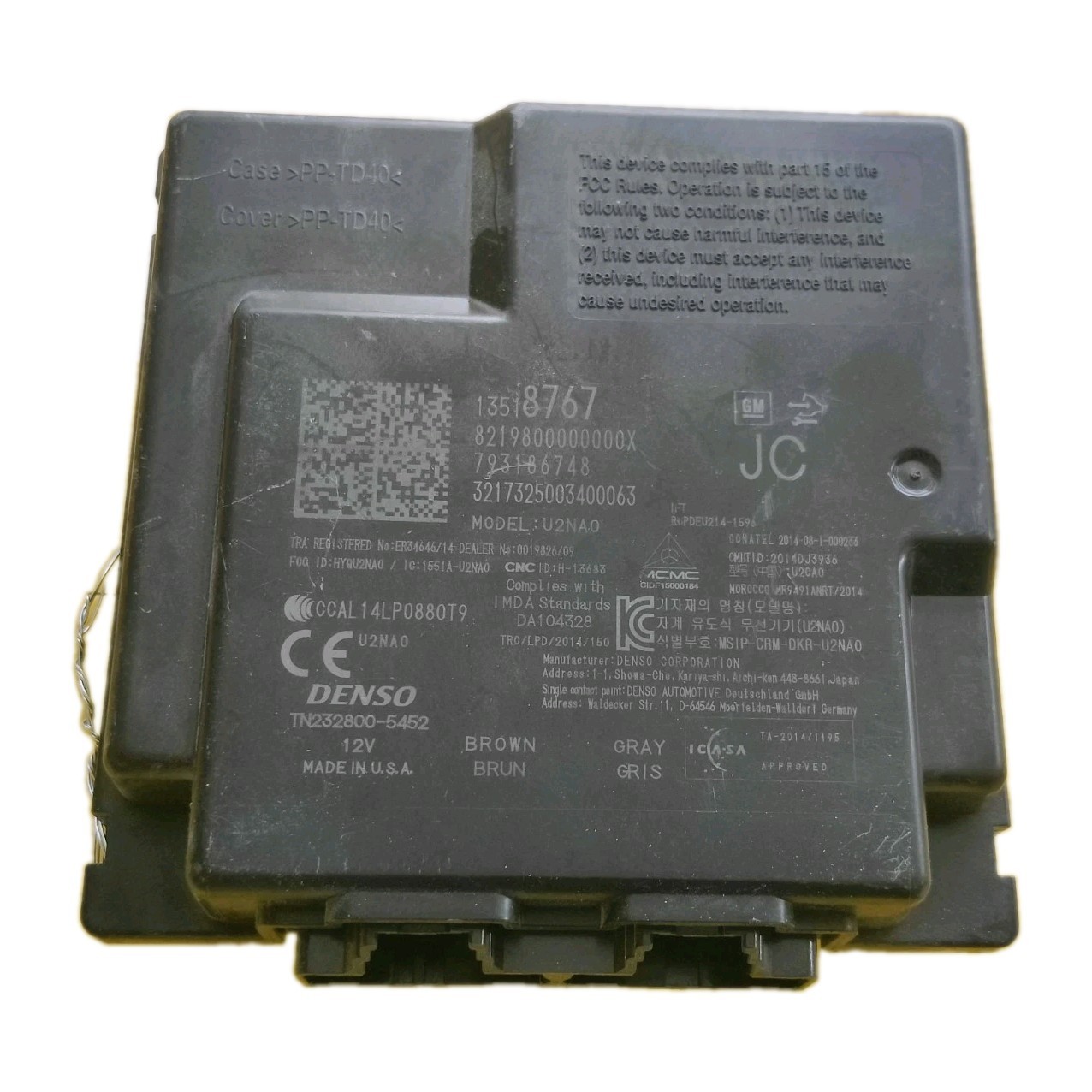 OEM 2016-2020 Chevrolet Buick Cadillac GMC Keyless Entry Control Module 13518767