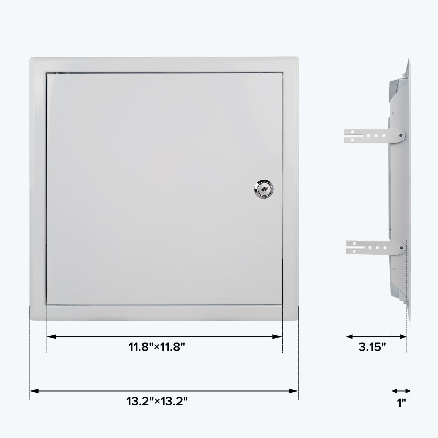 Access Panel for Drywall/Ceiling, Wall Hole Cover with Lock and Keys, 12"x12"...