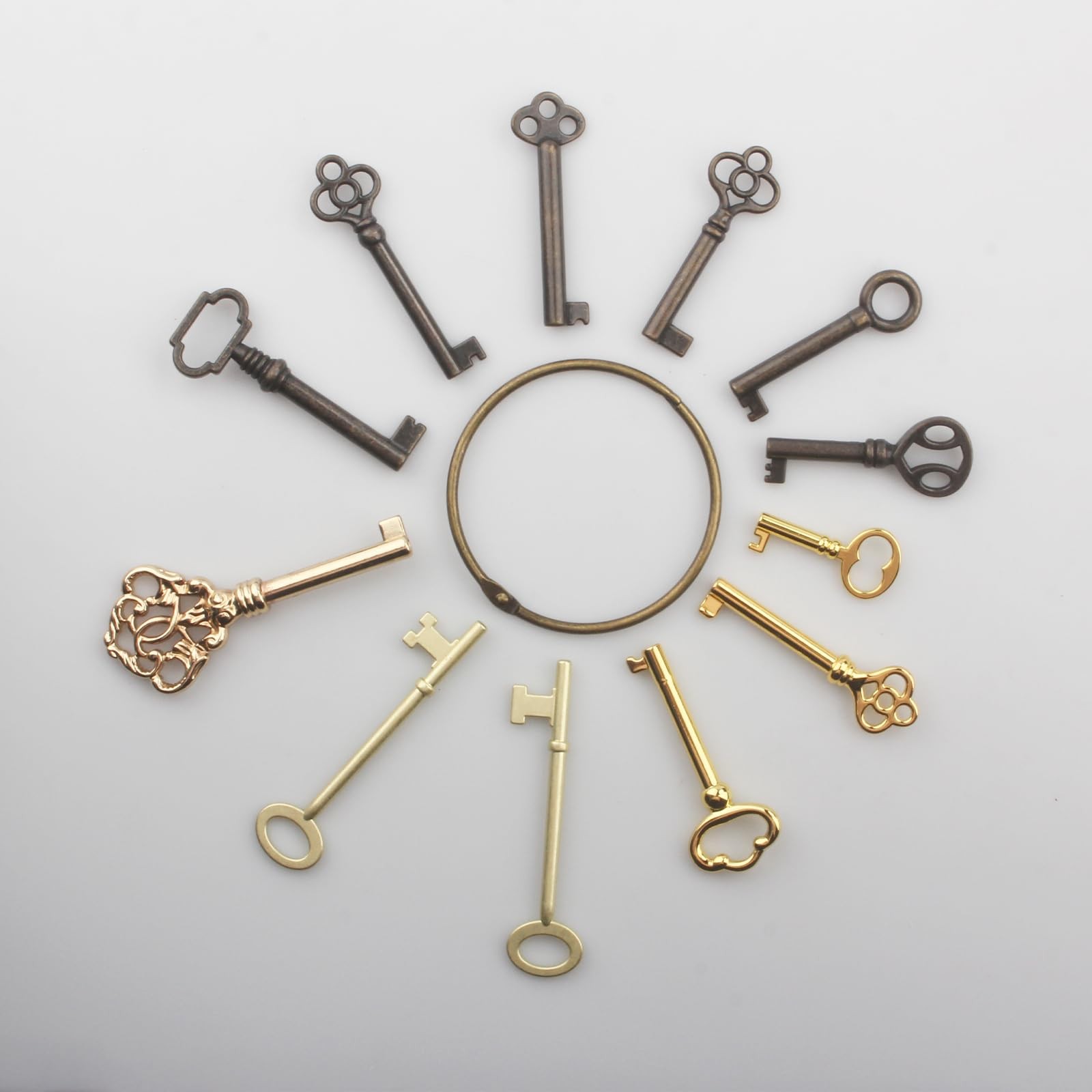 Skeleton Key Set,Universal Skeleton Replacement Keys, Vintage Keys Kit for An...