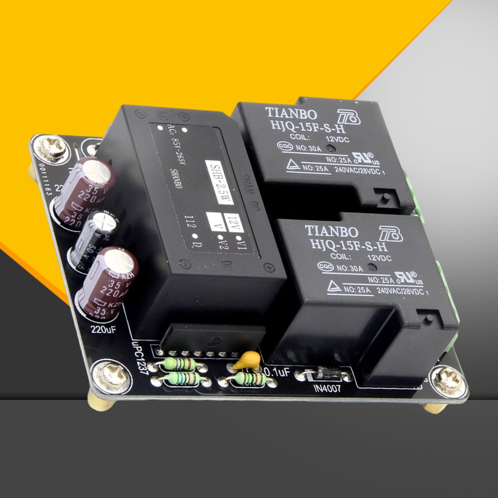 High Power Audio Amplifier Speaker Protection Board/Protection Current 30A