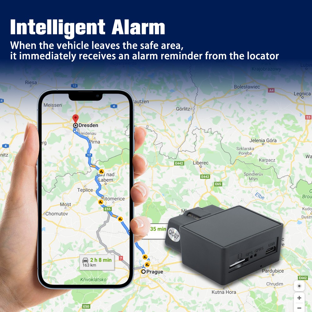 GT08 4G-LTE GPS Vehicle Tracking Device Support Android & IOS APP Low Monthly