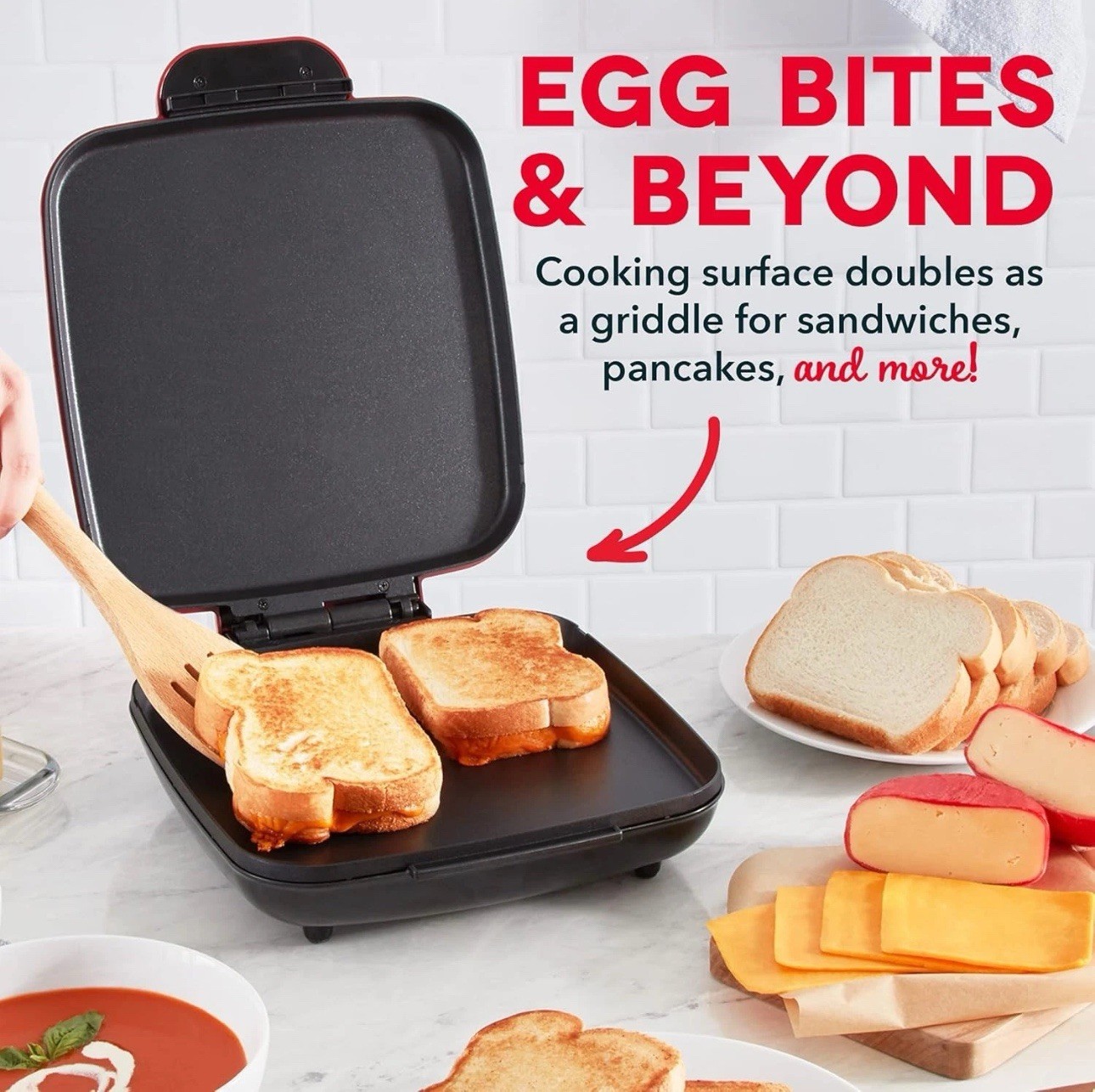 Dash Sous Vide Style Family Size Egg Bite Maker for Breakfast Bites,...