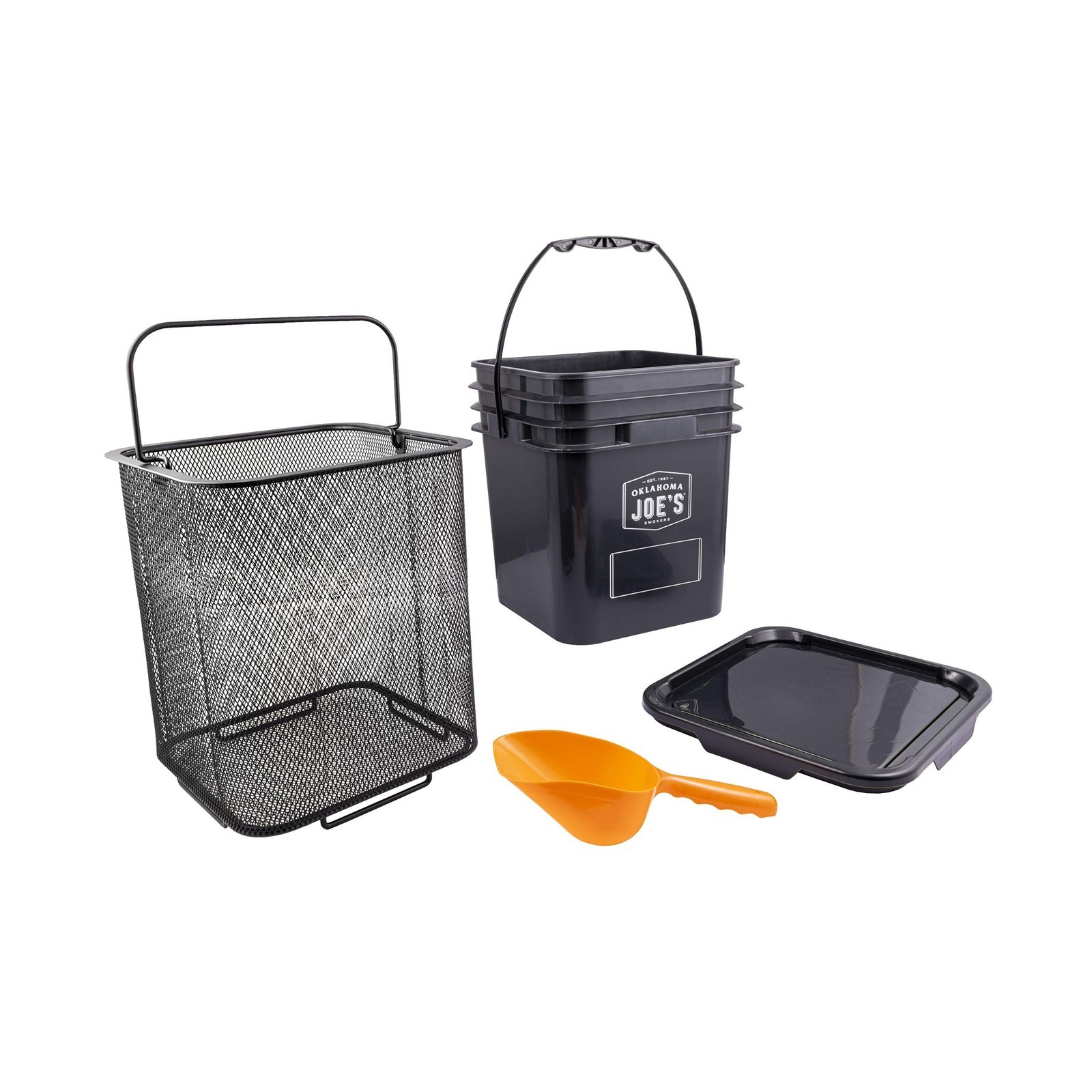 Oklahoma Joe's 5159038W01 Pellet Bucket Kit, Black
