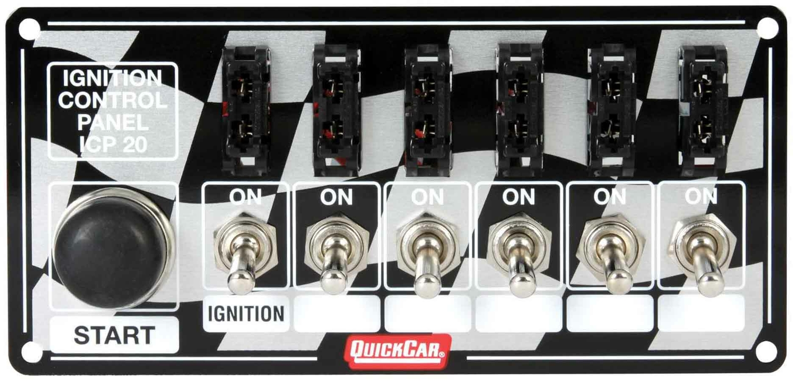 QUICKCAR 50-163 Ignition Panel Fused w/Start Button