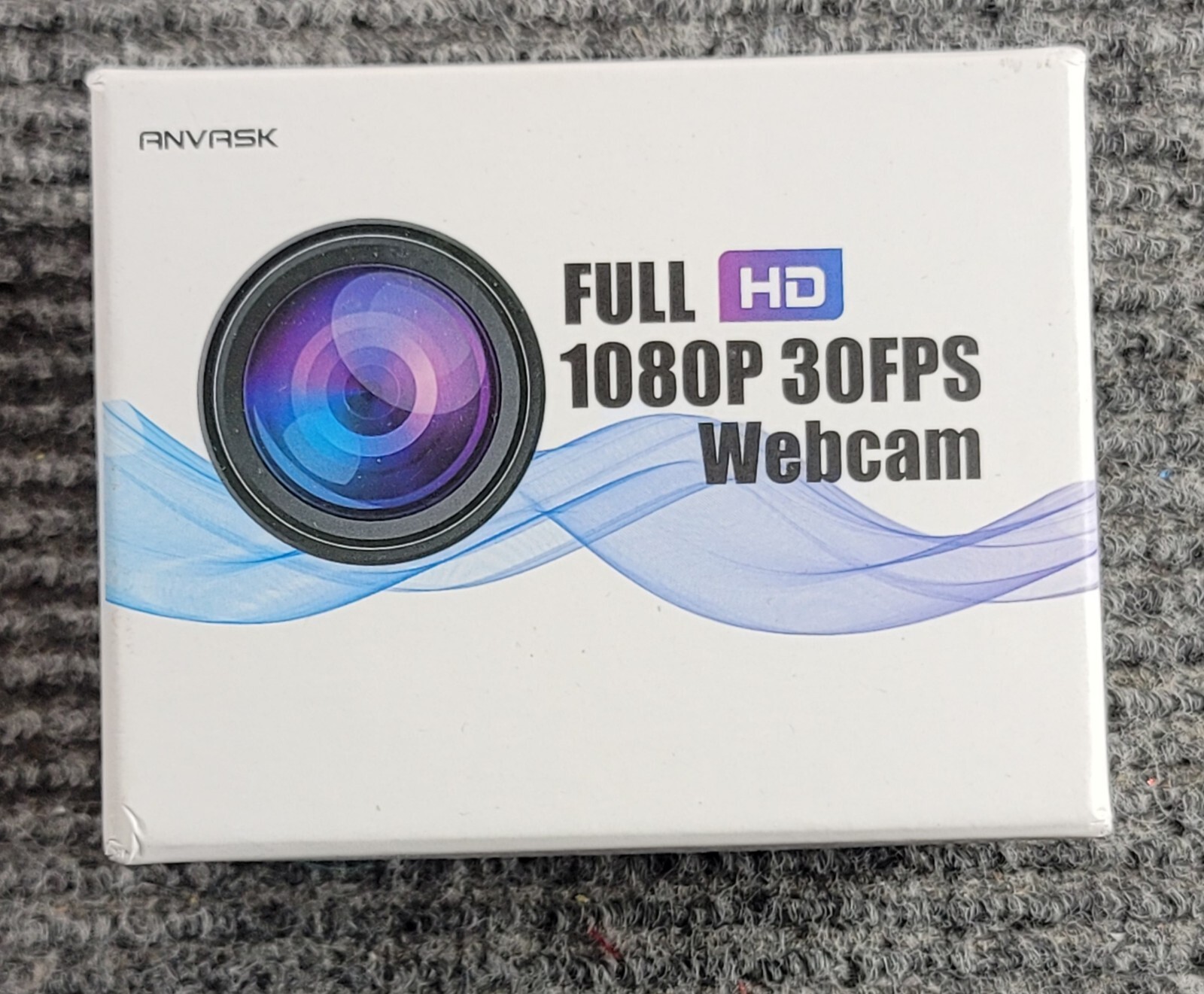 Anvask Full HD 1080p 30fps Webcam New