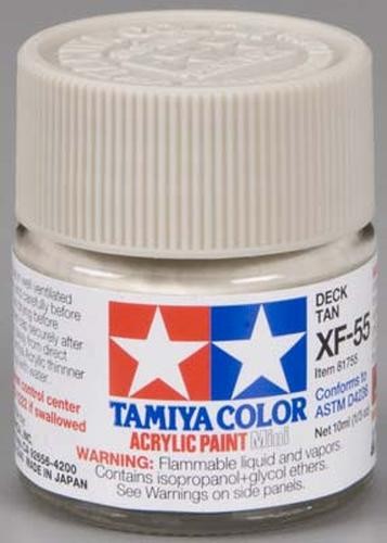 TAMIYA - Acrylic Mini XF55, Deck Tan 10ml (81755)