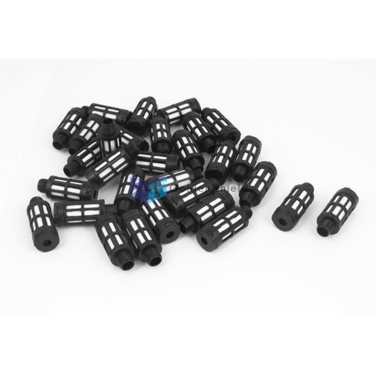 30Pcs 1/8BSP Male Thread Plastic Pneumatic Silencer MufflerNoise ExhaustAbsorb