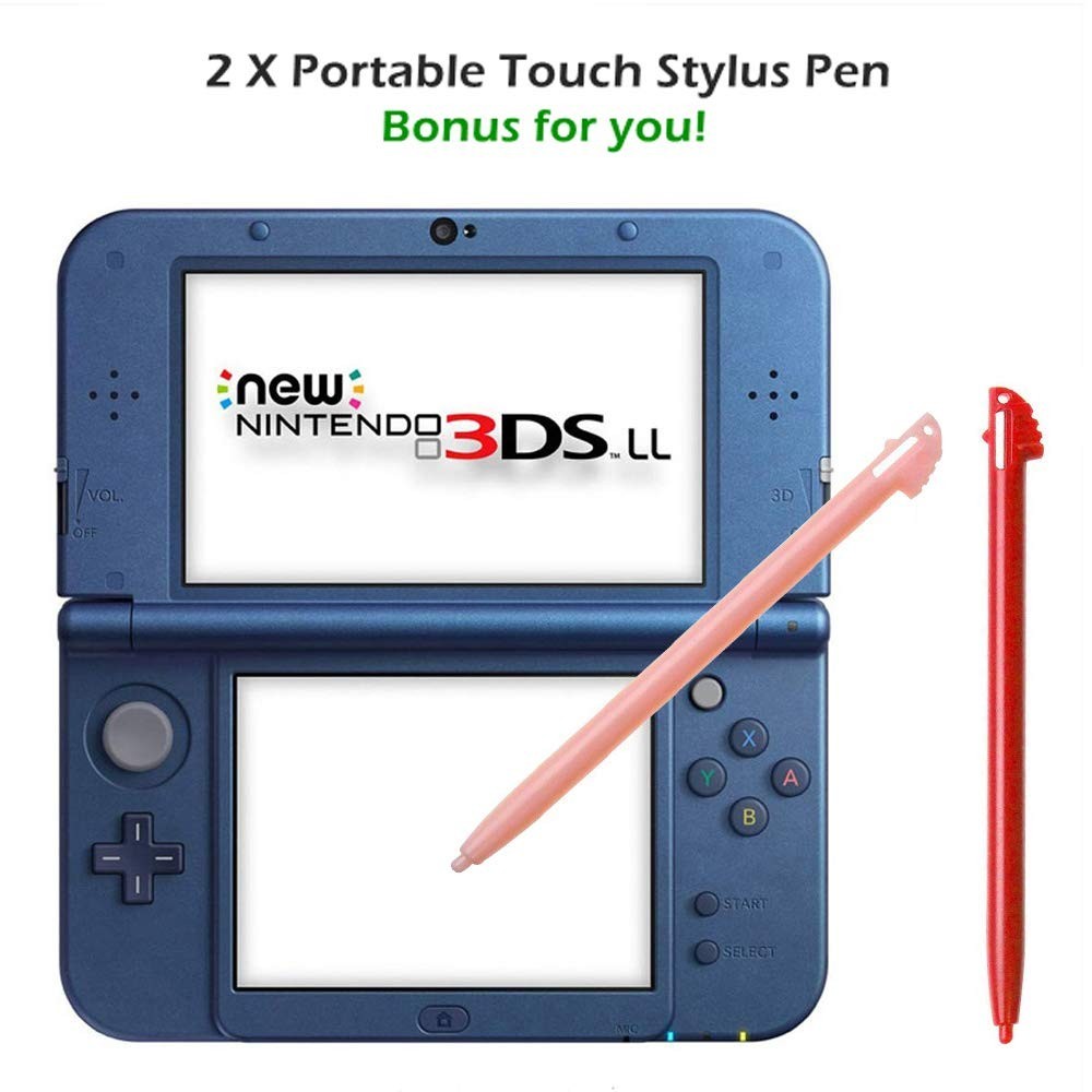 2-Pack 3.9ft USB Charging Cable & Bonus Stylus for 3DS/2DS - Reliable & Durable