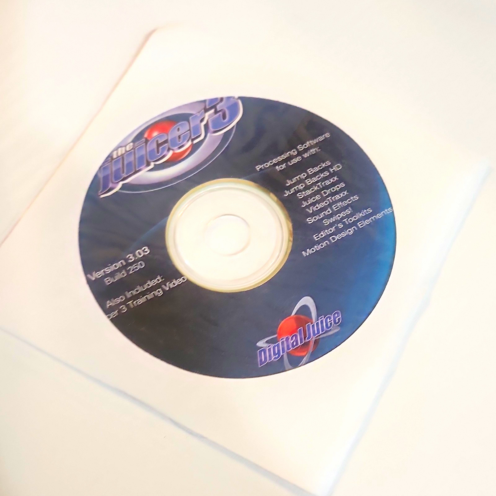 Digital Juice Juicer 3 Utility Suite Software CD v3.03 Build 250