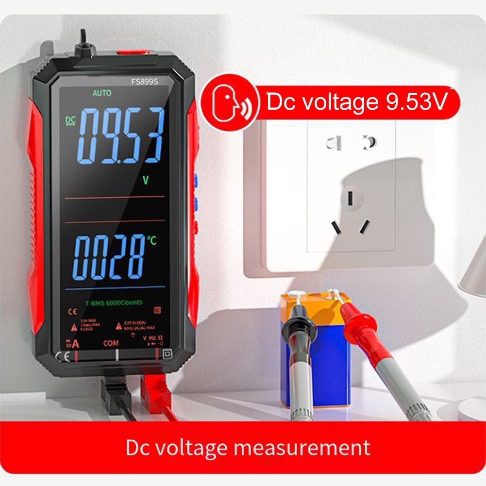 FS899S Test Meter Supporting Multiple Measurement Modes Including AC DC Voltage