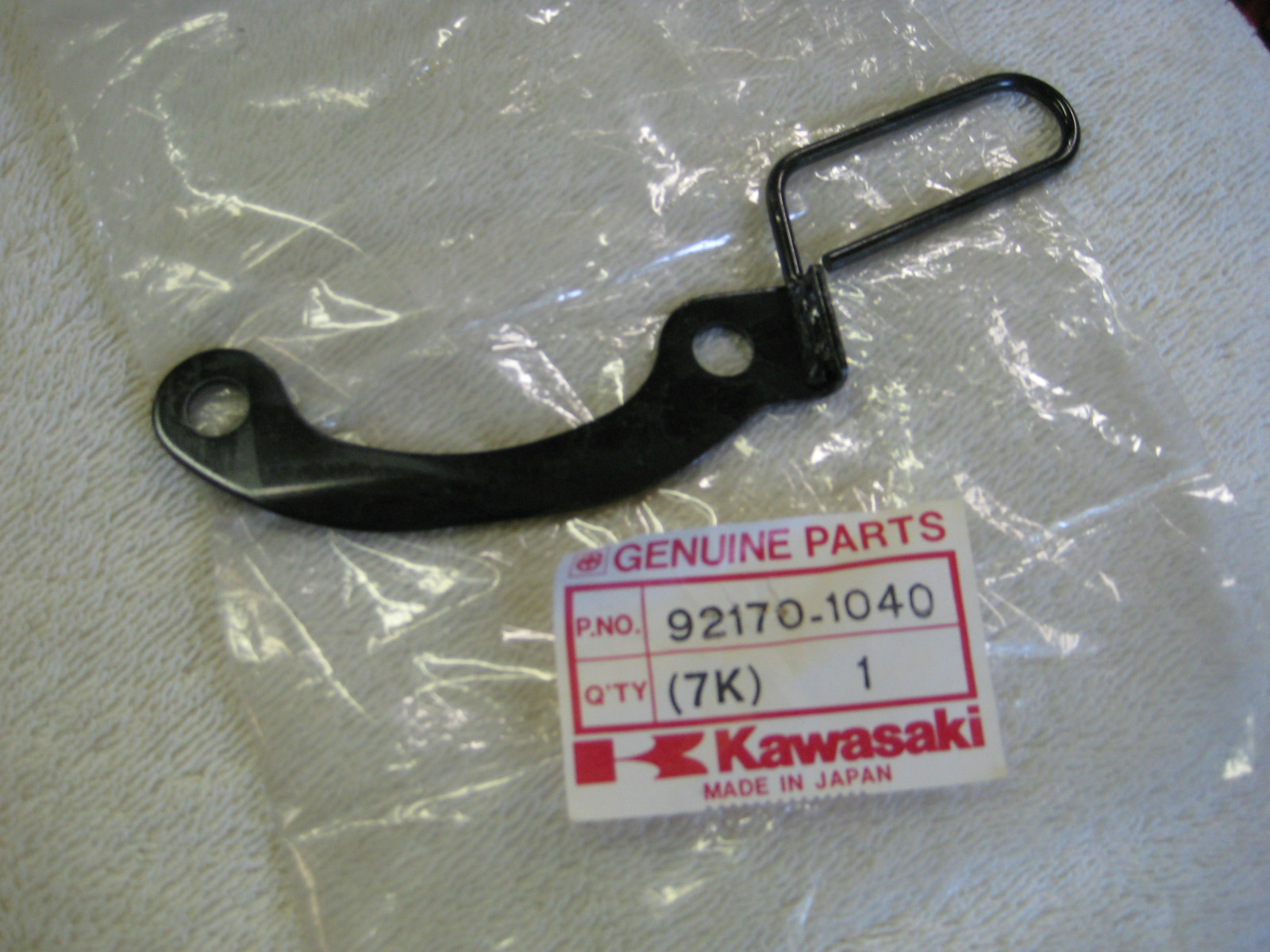 KAWASAKI ZX750 NINJA CABLE GUIDE CLAMP NOS!
