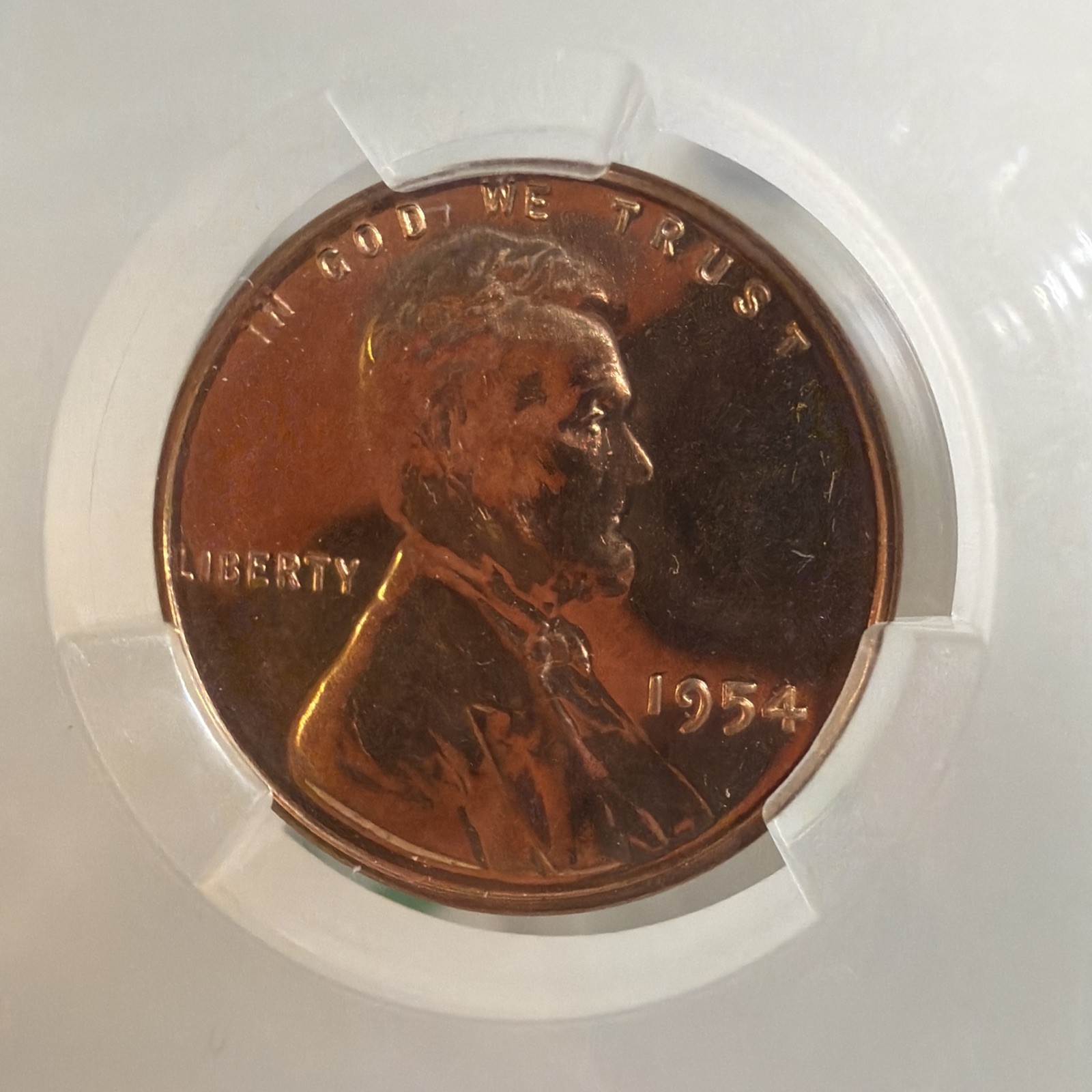 1954 Proof Set CAC Pr 64, 66, 66, 66, 63 Red