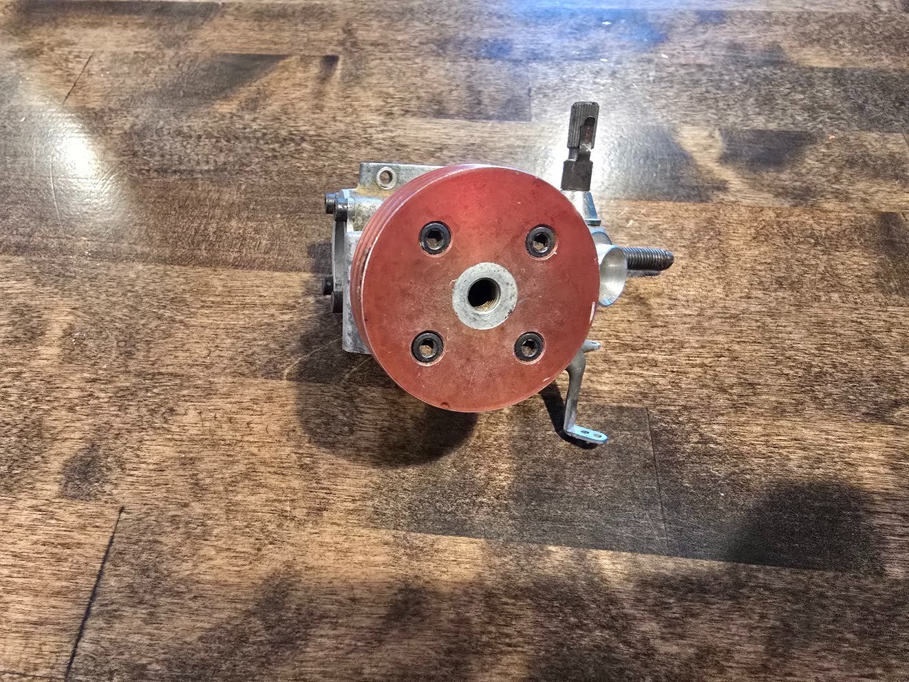 Webra Airplane Plane Engine Motor Webra 32 RC Red Head Remote Control (Untested)