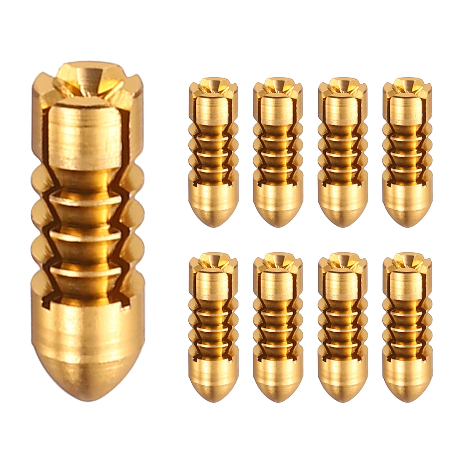 9 Pcs Dart Flight Protectors Fixed 90 Degrees Wing Savers Protects, Gold