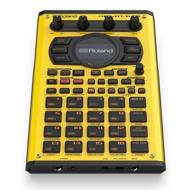 Roland SP-404MK2-Y Limited Yellow Sampler 200 Limited Music Audio Sound Gear Pro